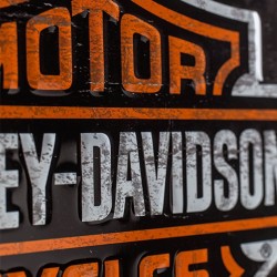Πινακίδα μεσαία με λογότυπο Harley-Davidson Parking Only