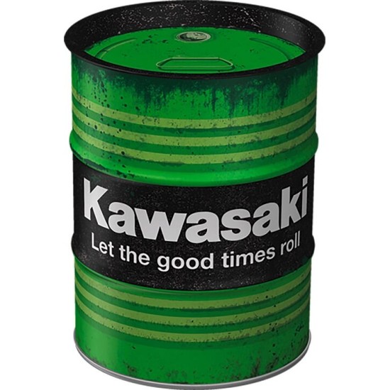 Κουμπαράς βαρέλι λαδιού με λογότυπο Kawasaki