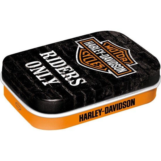 Κουτί χαπιών με το λογότυπο Harley-Davidson Riders Only
