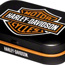 Κουτί χαπιών με το λογότυπο Harley-Davidson