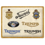 Πινακίδα με λογότυπο Triumph Evolution