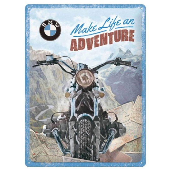 Πινακίδα με λογότυπο BMW Adventure