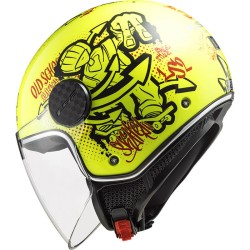 Κράνος LS2 Sphere Lux OF558 Skater neon κίτρινο