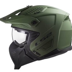 Κράνος LS2 Drifter OF606 σκούρο πράσινο ματ