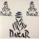 Αυτοκόλλητα Dakar Sticker I μαύρο ματ