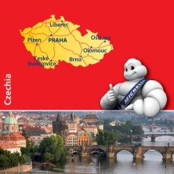 Χάρτης Τσεχίας Michelin road map