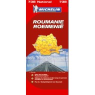 Χάρτης Ρουμανίας Michelin road map 1:750.000