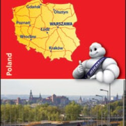 Χάρτης Πολωνίας Michelin road map