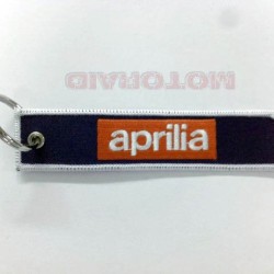 Μπρελόκ με λογότυπο APRILIA μαύρο - κόκκινο
