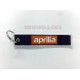Μπρελόκ με λογότυπο APRILIA μαύρο - κόκκινο