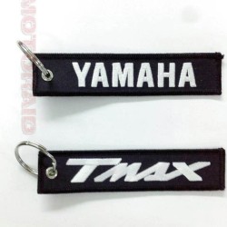 Μπρελόκ με λογότυπο Yamaha T-Max μαύρο - λευκό