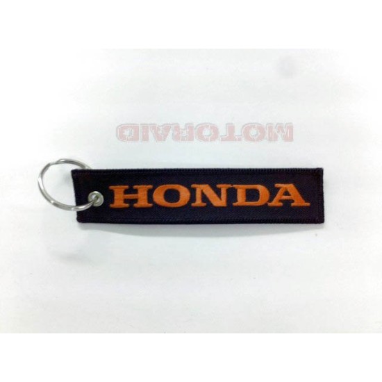 Μπρελόκ με λογότυπο Honda μαύρο - κόκκινο