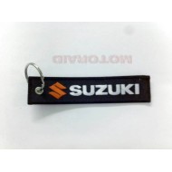Μπρελόκ με λογότυπο Suzuki μαύρο - κόκκινο - λευκό
