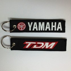 Μπρελόκ με λογότυπο Yamaha TDM μαύρο - κόκκινο