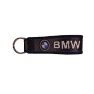 Μπρελόκ δερματίνη με λογότυπο BMW μαύρο - λευκό - μπλε