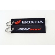 Μπρελόκ με λογότυπο Honda SH300i μαύρο -  λευκό