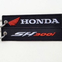 Μπρελόκ με λογότυπο Honda SH300i μαύρο -  λευκό