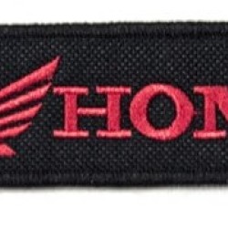 Μπρελόκ με λογότυπο Honda μαύρο - κόκκινο 