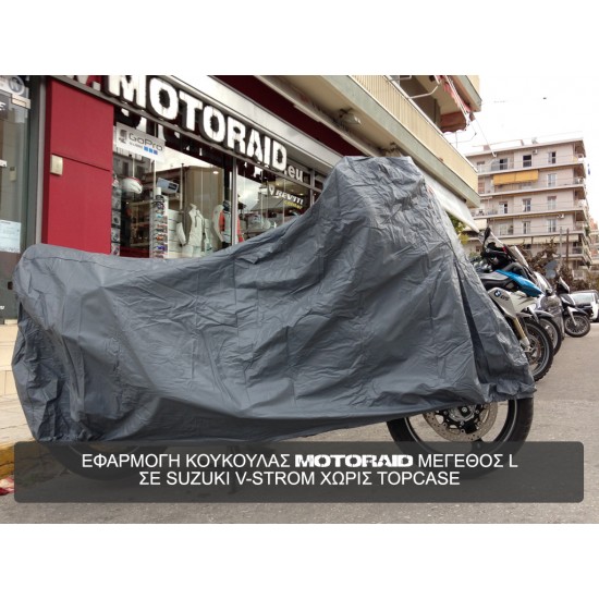 Κουκούλα μοτοσυκλέτας/scooter αδιάβροχη MotoRAID με τρύπα (3η γενιά)