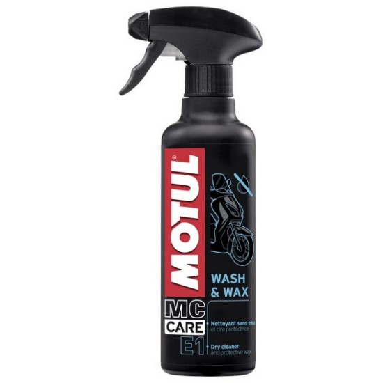 Υγρό καθαρισμού μοτοσυκλέτας Motul E1 Wash & Wax 400ml (δεν απαιτείται η χρήση νερού)