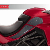 Πλαϊνά προστατευτικά ντεποζίτου έλξης One Design HDR Ducati Multistrada 1260 μαύρα