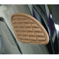 Πλαϊνά προστατευτικά ντεποζίτου έλξης One Design Soft Touch leather look καφέ