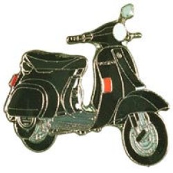 Pin (καρφίτσα) Piaggio Vespa PK50 XL μαύρη (μπρελόκ)