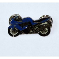 Pin (καρφίτσα) Kawasaki ZZR 1400 μπλε-μαύρο (μπρελόκ)