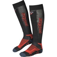 Κάλτσες Probiker μακριές μαύρες - κόκκινες