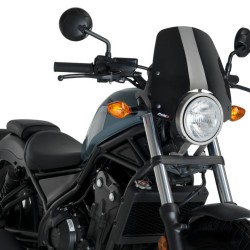 Ζελατίνα Puig Naked New Generation Sport Honda CMX 500 Rebel μαύρη