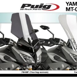 Ζελατίνα Puig Touring Yamaha MT-09 Tracer -17 σκούρο φιμέ