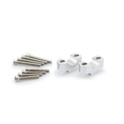 Αποστάτες τιμονιού Puig 20mm Honda CB 500 X ασημί