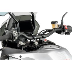 Αποστάτες τιμονιού Puig 20mm Honda CRF 1100L Africa Twin ασημί