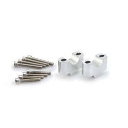 Αποστάτες τιμονιού Puig 30mm Honda CB 500 X/F 21- ασημί