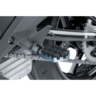 Ρυθμιζόμενα μαρσπιέ οδηγού PUIG Hi-Tech Enduro Yamaha Tenere 700 ασημί