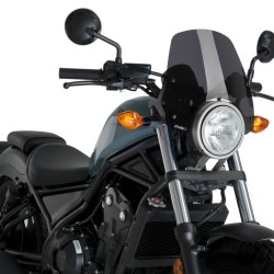 Ζελατίνα Puig Naked New Generation Sport Honda CMX 500 Rebel σκούρο φιμέ