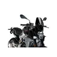 Ζελατίνα PUIG Naked New Generation Sport BMW F 900 R μαύρη (χωρίς OEM BMW βάση στήριξης)