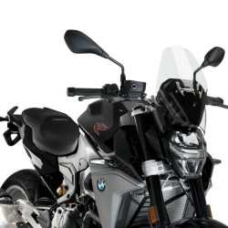 Ζελατίνα PUIG Naked New Generation Sport BMW F 900 R διάφανη (OEM BMW βάση στήριξης)