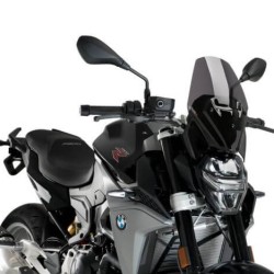 Ζελατίνα PUIG Naked New Generation Sport BMW F 900 R σκούρο φιμέ (OEM BMW βάση στήριξης)