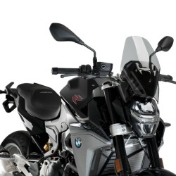 Ζελατίνα PUIG Naked New Generation Sport BMW F 900 R ελαφρώς φιμέ (χωρίς OEM BMW βάση στήριξης)