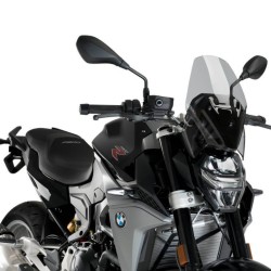 Ζελατίνα PUIG Naked New Generation Sport BMW F 900 R ελαφρώς φιμέ (OEM BMW βάση στήριξης)