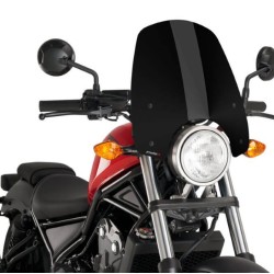 Ζελατίνα Puig Naked New Generation Touring Honda CMX 500 Rebel μαύρη