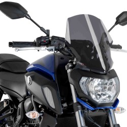 Ζελατίνα PUIG New Generation Naked Touring Yamaha MT-07 18-20 σκούρο φιμέ