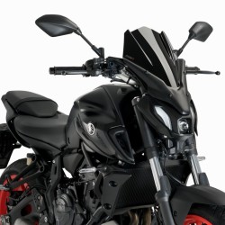 Ζελατίνα PUIG New Generation Touring Yamaha MT-07 21- μαύρη