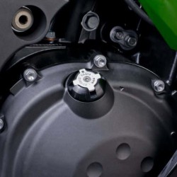 Τάπα λαδιού Puig Hi-Tech Kawasaki Versys X-300 μαύρη