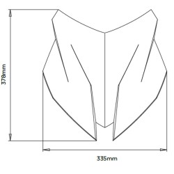 Ζελατίνα Puig Sport BMW S 1000 XR 20- διάφανη