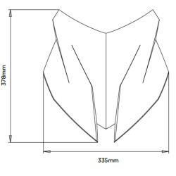 Ζελατίνα Puig Sport BMW S 1000 XR 20- διάφανη