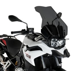 Ζελατίνα Puig Touring Plus BMW F 800 GS 24- (με χαμηλή εργοστασιακή βάση) σκούρο φιμέ
