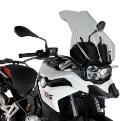 Ζελατίνα Puig Touring Plus BMW F 800 GS 24- (με χαμηλή εργοστασιακή βάση) ελαφρώς φιμέ