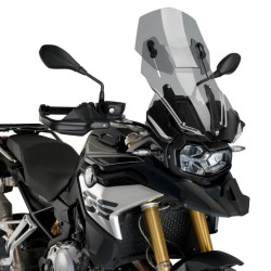 Ζελατίνα Puig Touring-Racing BMW F 850 GS/Adv. (με χαμηλή εργοστασιακή βάση) ελαφρώς φιμέ 